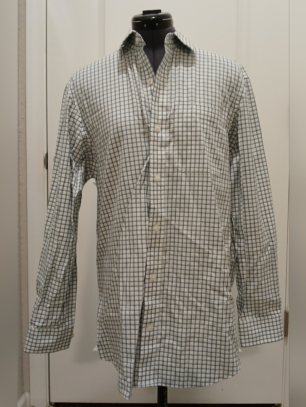 Men's Duluth Trading Co Plaid Long Sleeve Button Down‎ Shirt